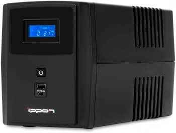 Источник бесперебойного питания Ippon Smart Power Pro II 1600 960Вт 1600ВА черный - фото 5