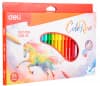 Фломастеры Deli EC10020 ColoRun Вентилируемый 24цв. коробка с европодвесом - фото 3