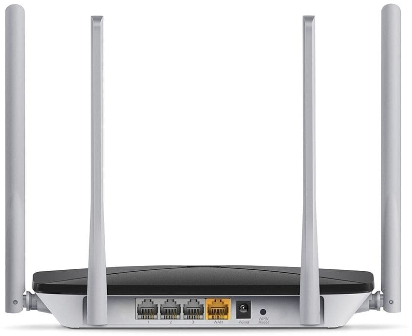 Роутер беспроводной Mercusys AC12 AC1200 10/100BASE-TX черный - фото 4