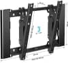Кронштейн для телевизора Holder T3929-B черный 22"-47" макс.45кг настенный наклон - фото 4