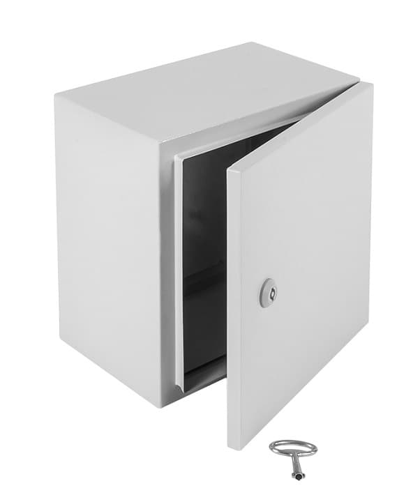 Шкаф электротехнический Elbox EMW-600.400.210-1-IP66 настенный 600мм 400мм 210мм IP66 IK10 несъемн.бок.пан. 100кг серый - фото 3