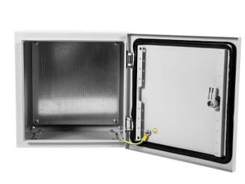 Шкаф электротехнический Elbox EMW-600.400.210-1-IP66 настенный 600мм 400мм 210мм IP66 IK10 несъемн.бок.пан. 100кг серый - фото 5