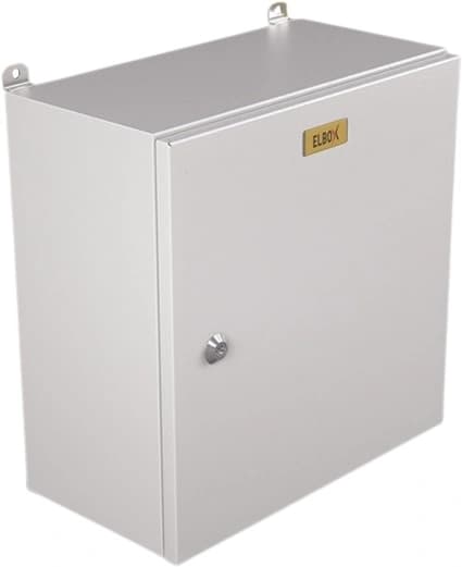 Шкаф электротехнический Elbox EMW-800.500.300-1-IP66 потол.пан. пан.основ. монтаж.пан. одноствор. настенный 800мм 500мм 300мм 285мм IP66 несъемн.бок.пан. 150кг серый сталь уличный всепогодный - фото 4