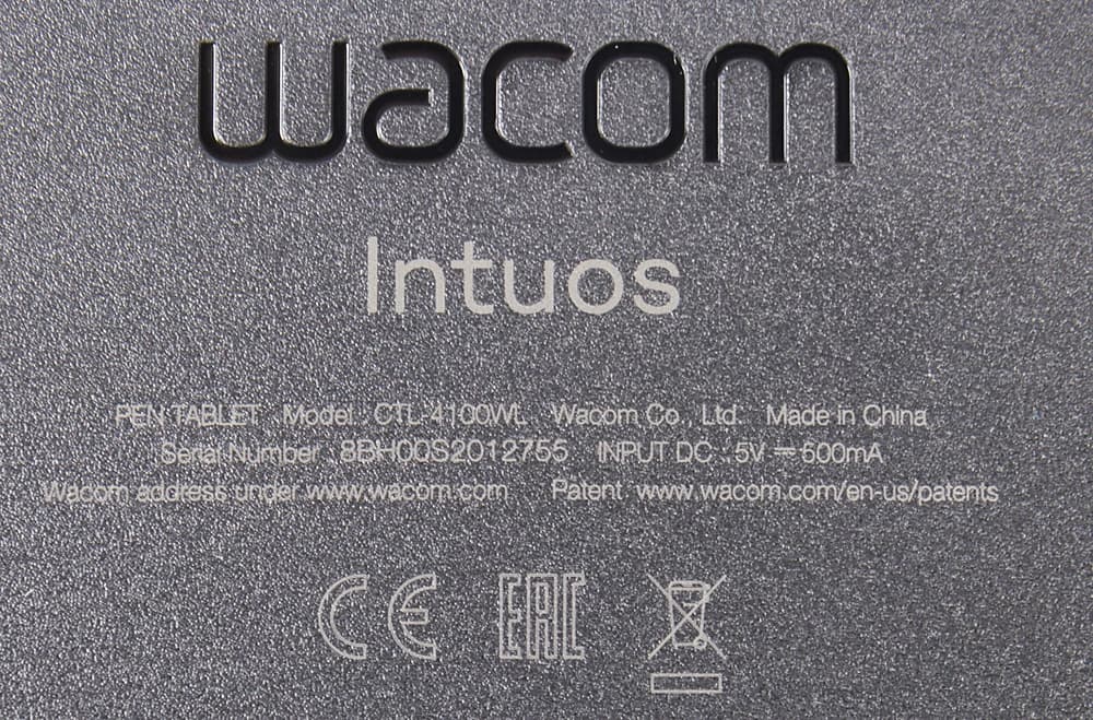 Графический планшет Wacom Intuos S CTL-4100WLK-N Bluetooth/USB черный - фото 4