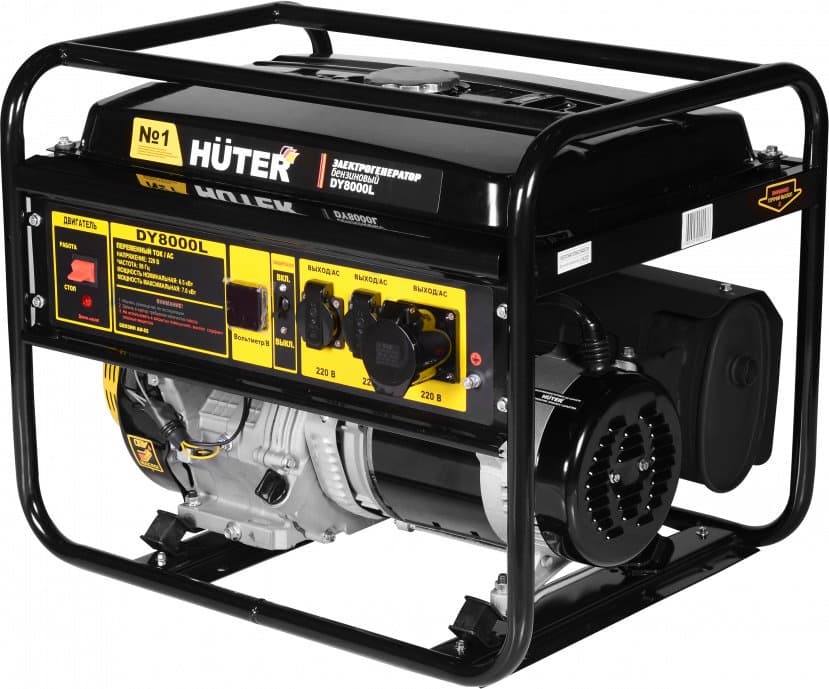 Генератор Huter DY8000L 7кВт - фото 4