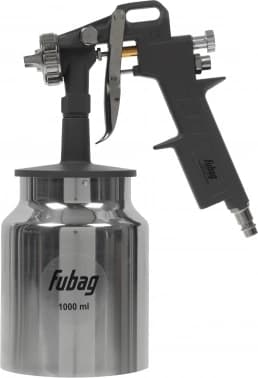 Краскораспылитель Fubag Базовый S750/1.5 HP 178л/мин соп.:1.5мм бак:0.8л серый/серебристый - фото 5