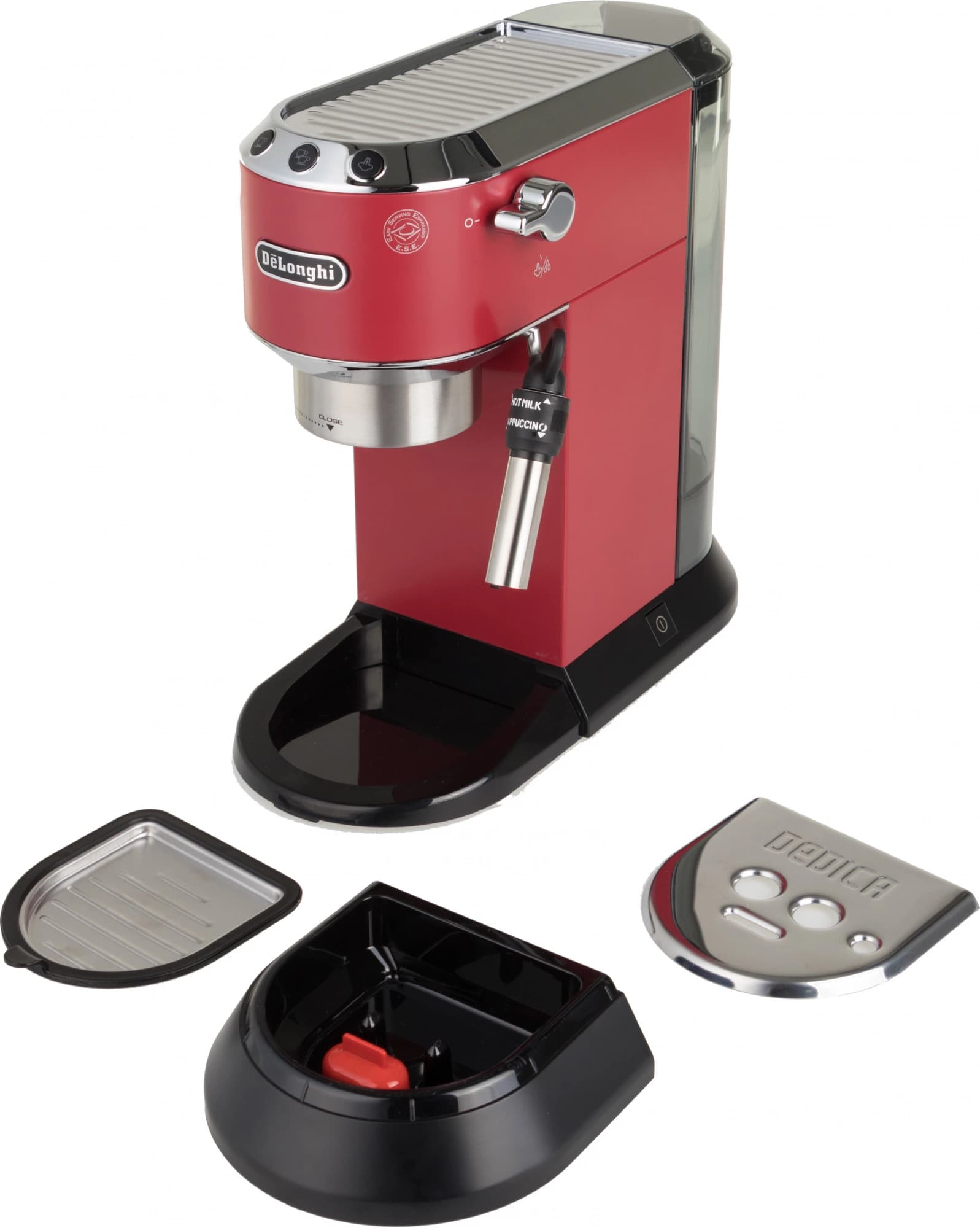 Кофеварка рожковая Delonghi EC685.R 1350Вт красный - фото 4