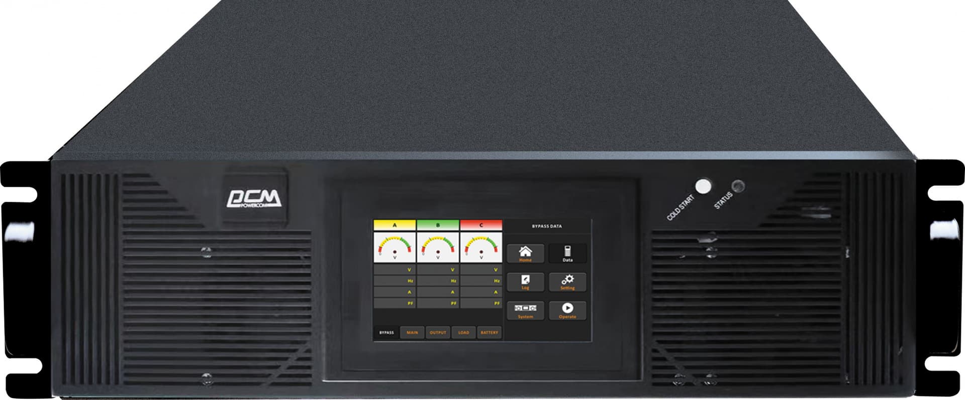 Источник бесперебойного питания Powercom VGD-II-15K33RM 15000Вт 15000ВА черный - фото 4