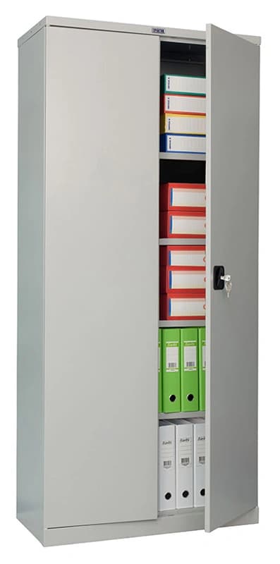 Шкаф для документов Практик CB 12 прямой 850x400x1860мм серый (S20499011202)