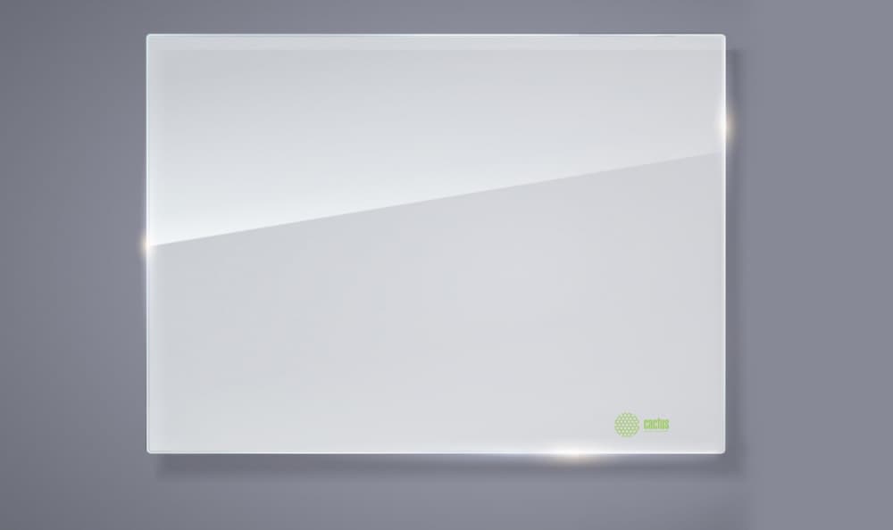 Доска стеклянная Cactus CS-GBD-90x120-WT стеклянная белый 90x120см стекло - фото 2