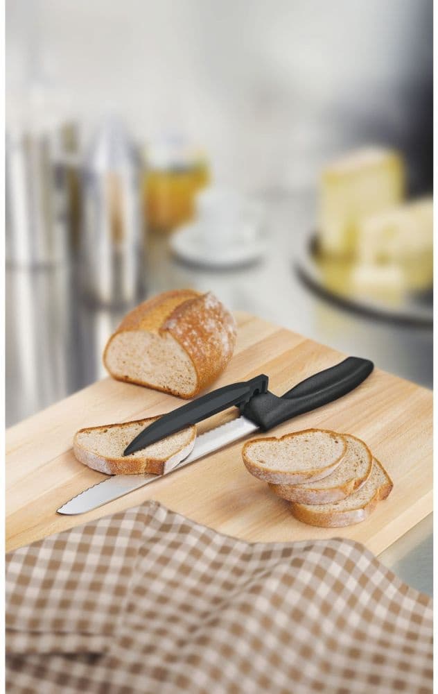 Нож кухонный Victorinox Swissclassic DUX-MESSER (6.8663.21) стальной лезв.210мм черный