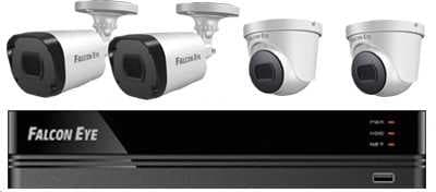 Комплект видеонаблюдения Falcon Eye FE-104MHD Офис Smart - фото 2