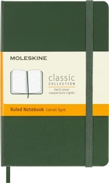 Блокнот Moleskine CLASSIC MM710K15 Pocket 90x140мм 192стр. линейка твердая обложка зеленый - фото 2