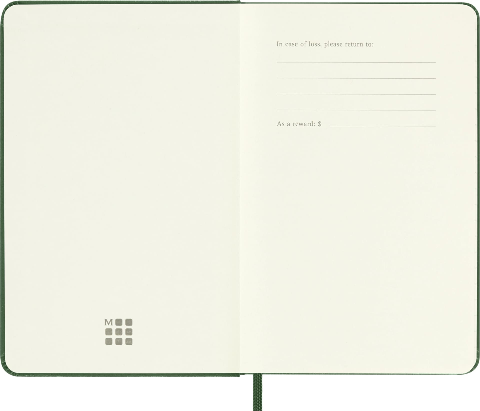 Блокнот Moleskine CLASSIC MM710K15 Pocket 90x140мм 192стр. линейка твердая обложка зеленый - фото 3