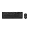 Клавиатура + мышь A4Tech Fstyler FG1010 клав:черный/серый мышь:черный/серый USB беспроводная Multimedia (FG1010 GREY) - фото 3