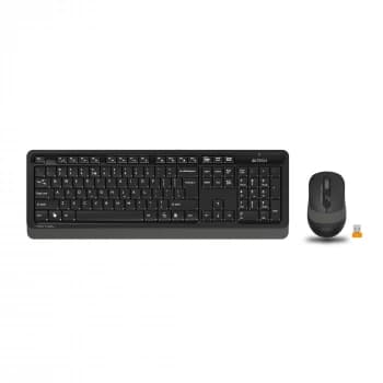 Клавиатура + мышь A4Tech Fstyler FG1010 клав:черный/серый мышь:черный/серый USB беспроводная Multimedia (FG1010 GREY) - фото 5