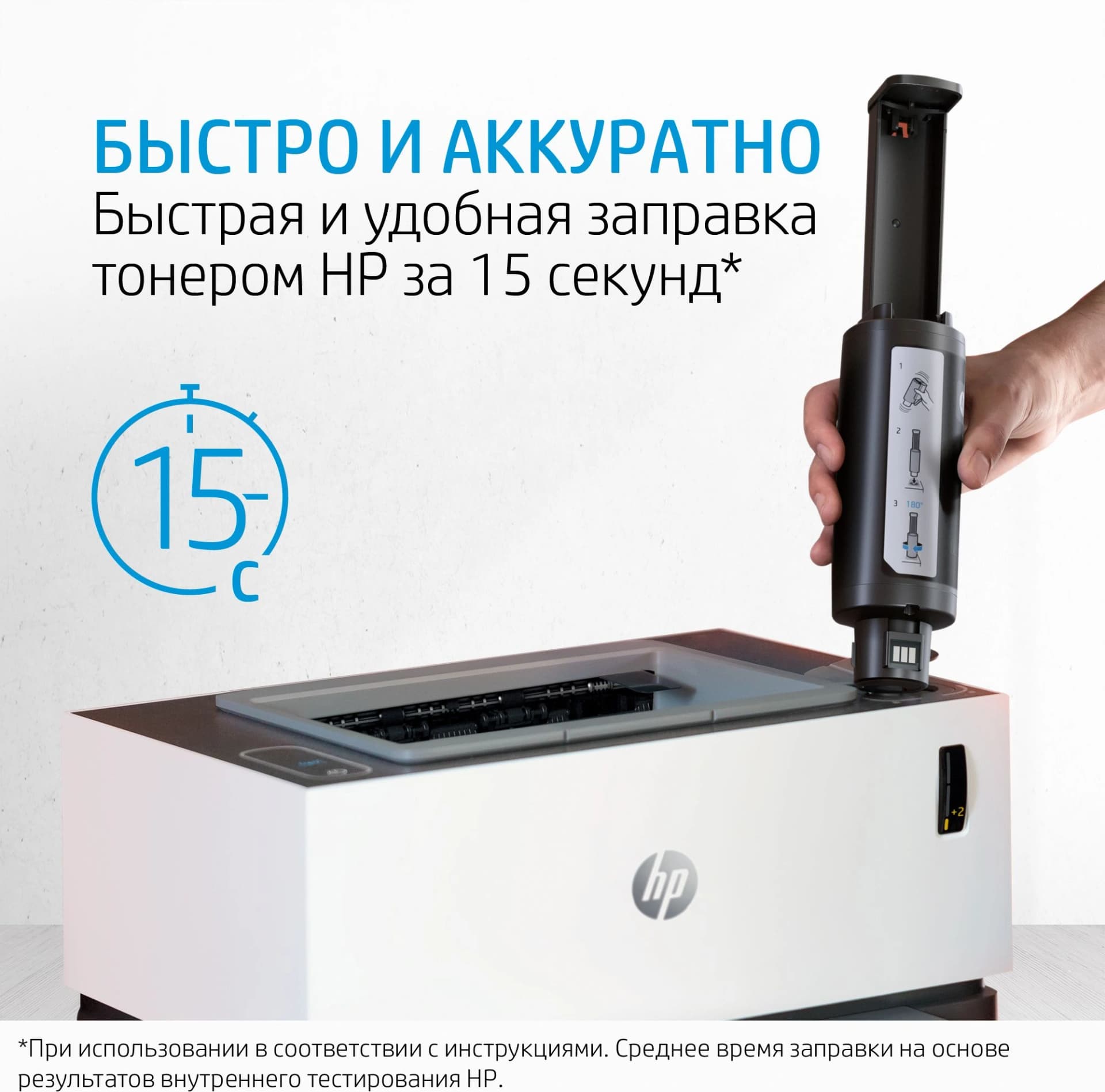 Заправочное устройство HP 103 W1103AD черный (5000стр.) x2упак. для HP Neverstop Laser 1000a/1000w/1200a/1200w - фото 3