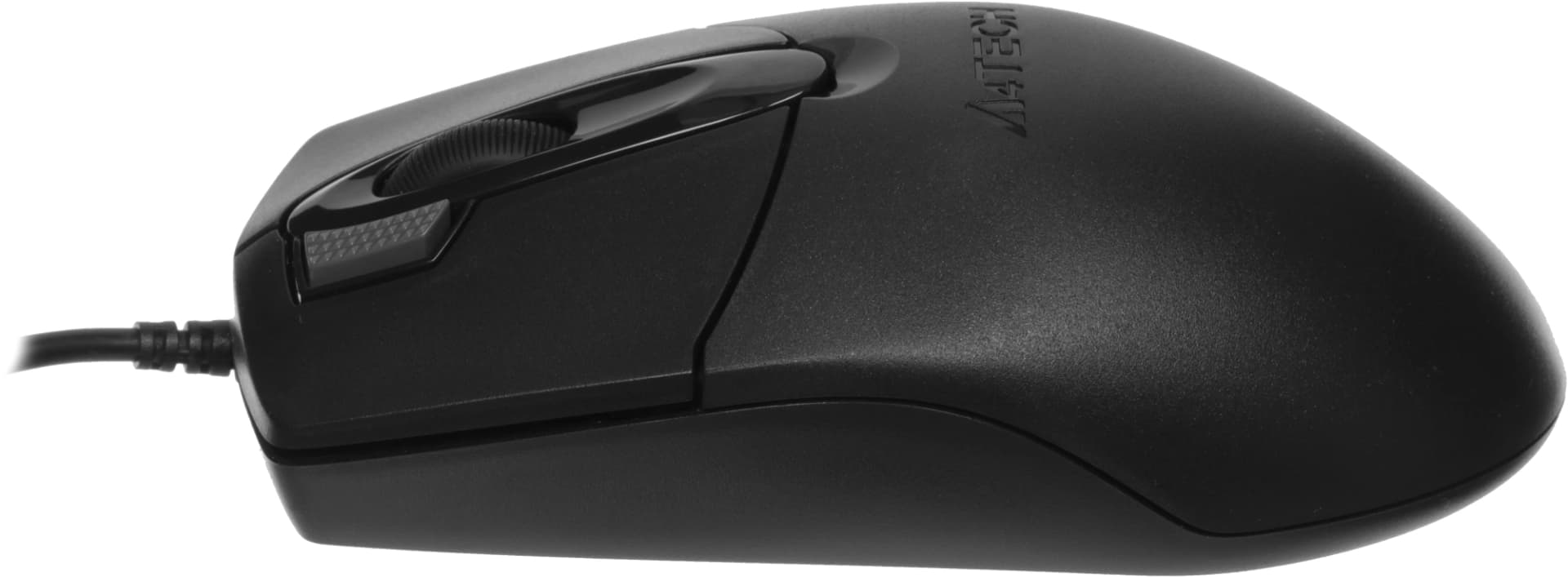 Мышь A4Tech OP-730D черный оптическая 1200dpi USB 4but - фото 4