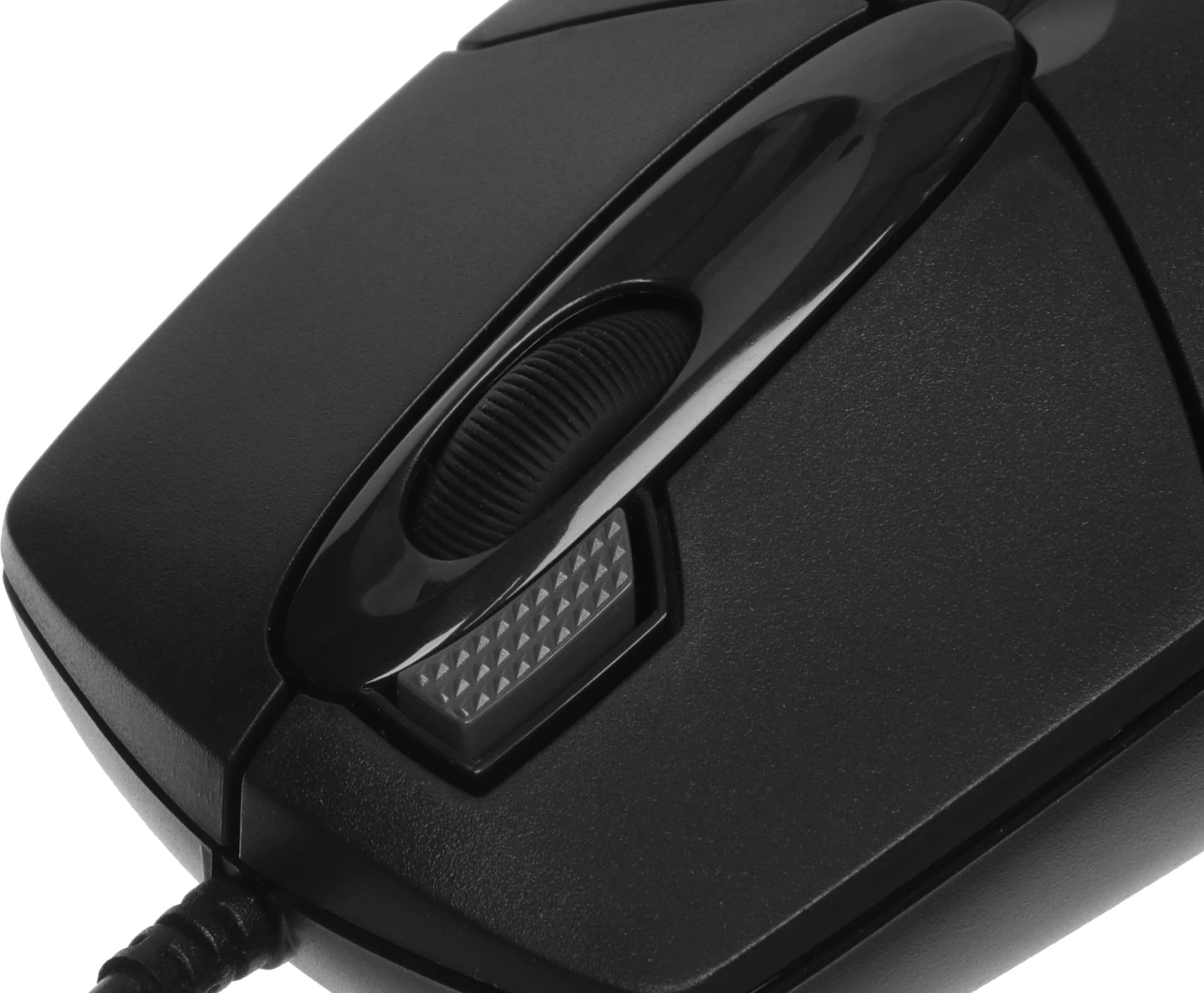 Мышь A4Tech OP-730D черный оптическая 1200dpi USB 4but - фото 3