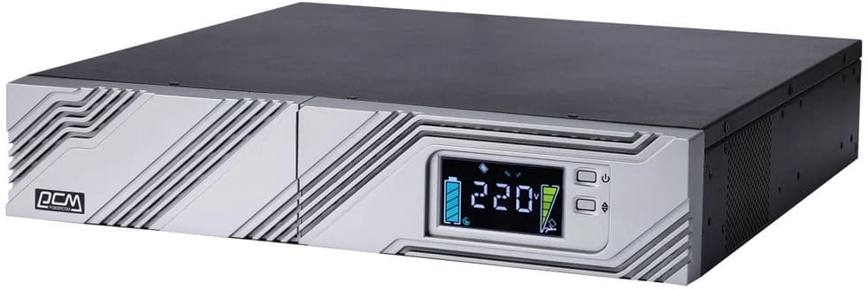 Источник бесперебойного питания Powercom Smart King RT SRT-1500A LCD 1350Вт 1500ВА черный