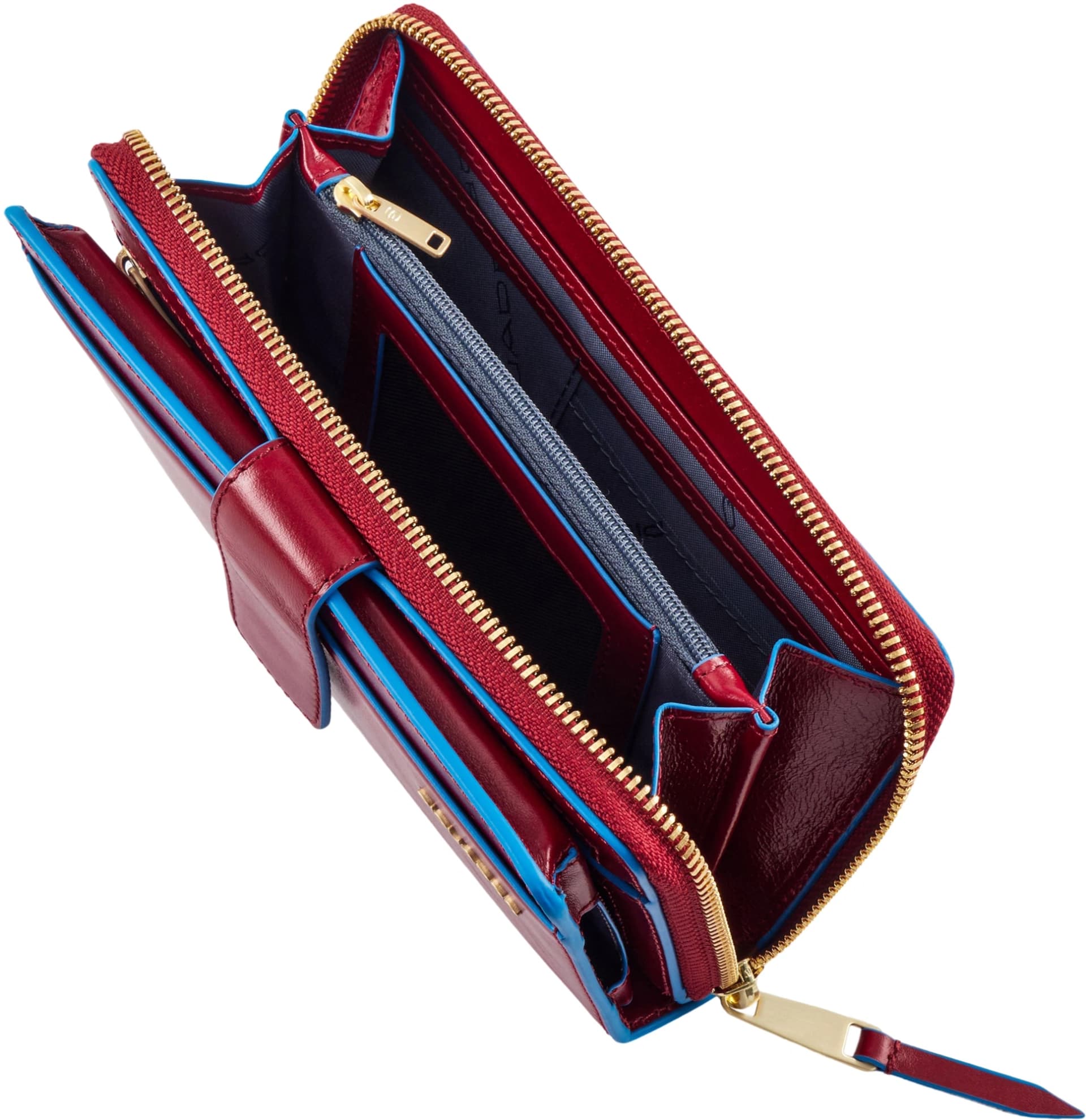 Кошелек женский Piquadro Blue Square PD1354B2R/R красный натур.кожа - фото 5