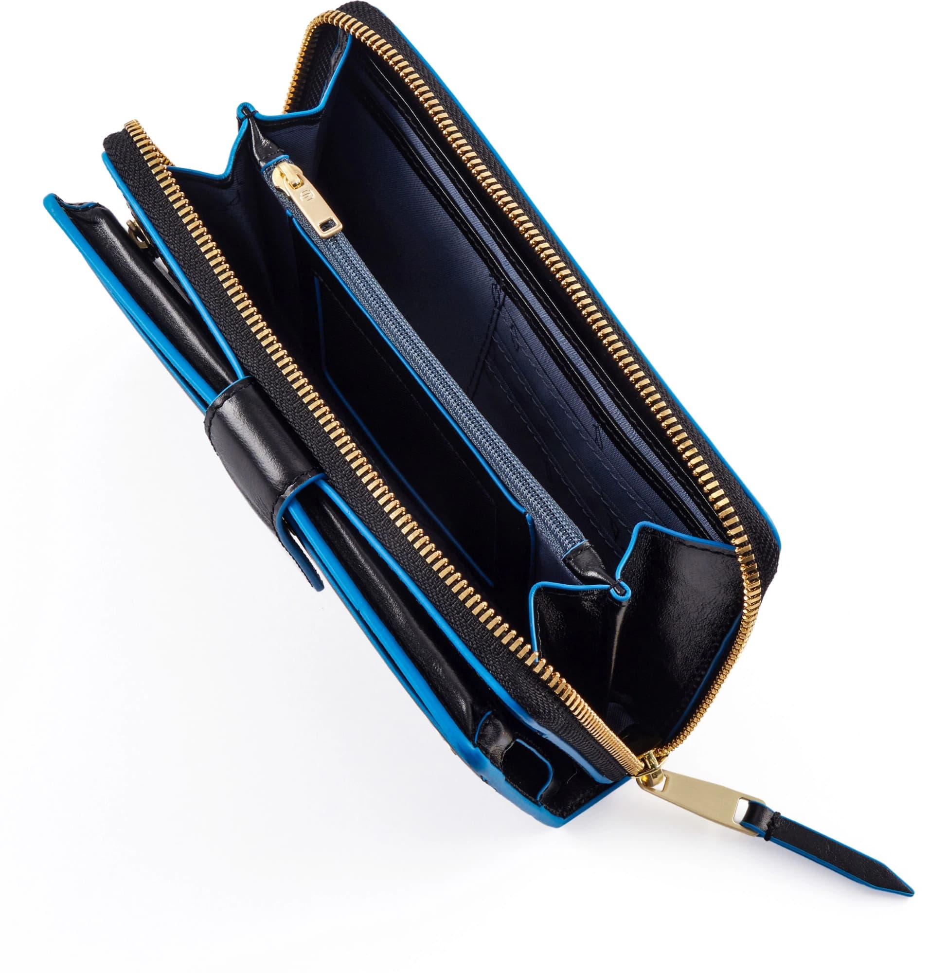 Кошелек женский Piquadro Blue Square PD1354B2R/N черный натур.кожа - фото 5