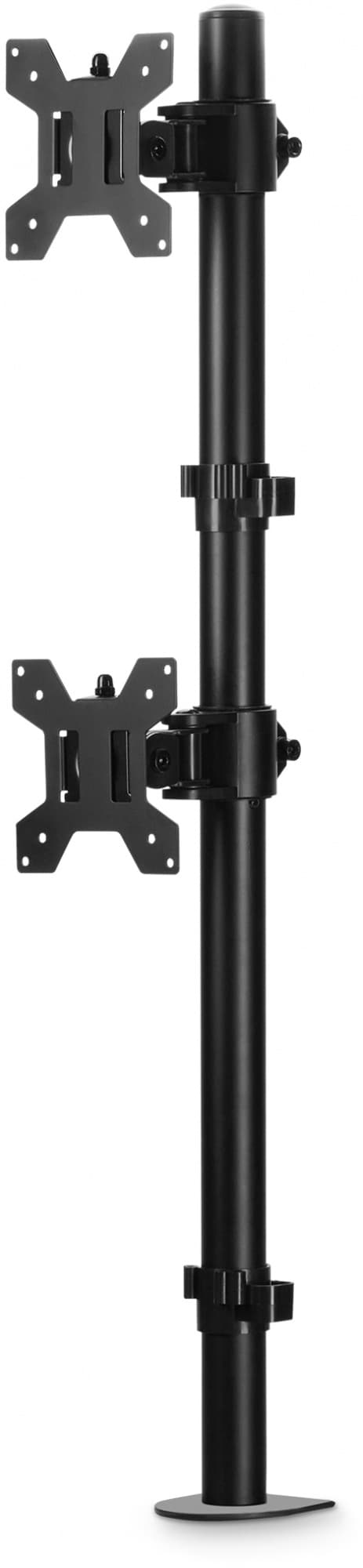 Кронштейн для мониторов ЖК Buro M063 черный 17"-27" макс.8кг крепление к столешнице поворот и наклон - фото 4