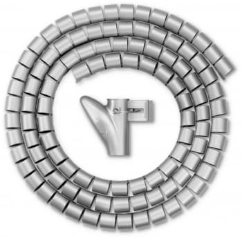 Кабельный органайзер Buro BHP CG22S Spiral Hose 20x2000mm Silver - фото 2