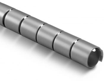 Кабельный органайзер Buro BHP CG22S Spiral Hose 20x2000mm Silver - фото 5
