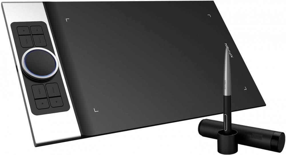 Графический планшет XPPen Deco Pro Medium USB Type-C черный/серебристый - фото 3