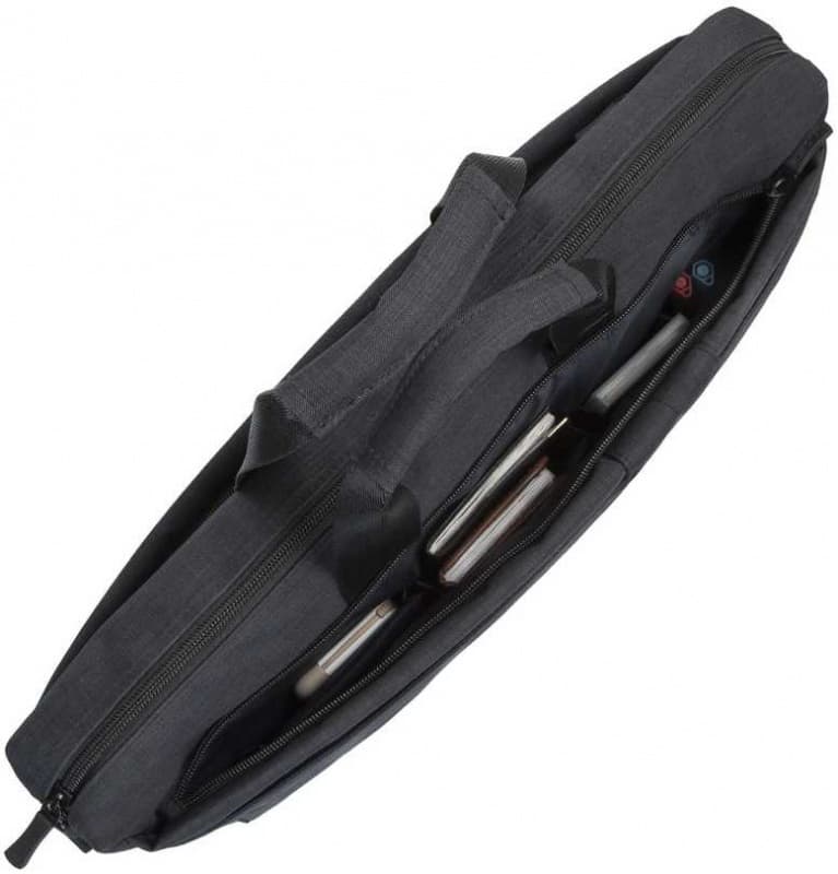Сумка для ноутбука 17.3" Riva 8355 черный полиэстер (8355 BLACK) - фото 4