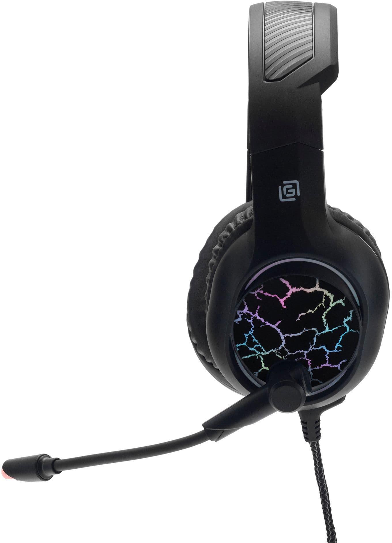 Наушники с микрофоном Оклик HS-L930G SNORTER черный 2.1м мониторные USB оголовье (1192375) - фото 4