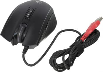 Мышь A4Tech Bloody Q81 Curve черный оптическая 3200dpi USB 7but (Q81) - фото 2