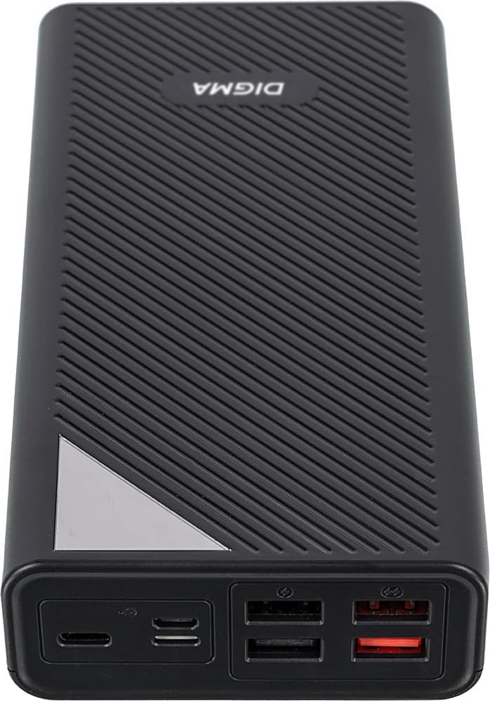 Мобильный аккумулятор Digma DGP-30000-4U 30000mAh QC4.0/PD3.0 22.5W 3A 4xUSB-A/USB-C черный (DGP-30000-4U-B) - фото 3