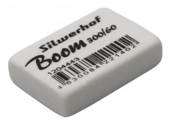 Ластик Silwerhof Boom 300/60 181147 31х21х8мм каучук термопластичный белый - фото 2