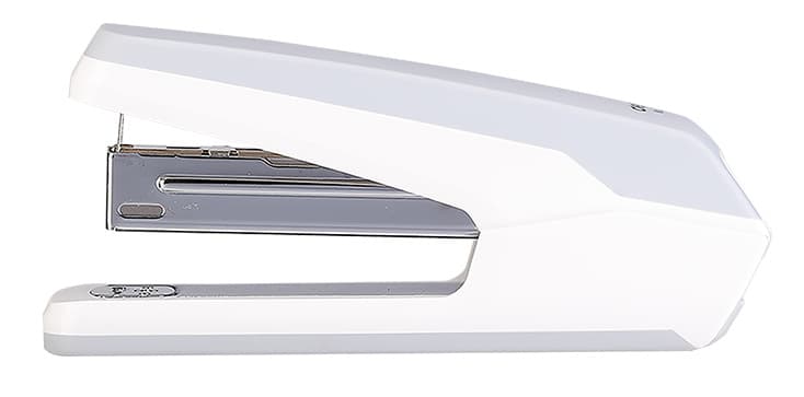 Степлер настольный Deli E0464WHITE Exceed 24/6 26/6 (25листов) белый 100скоб металл/пластик закрытый коробка - фото 4