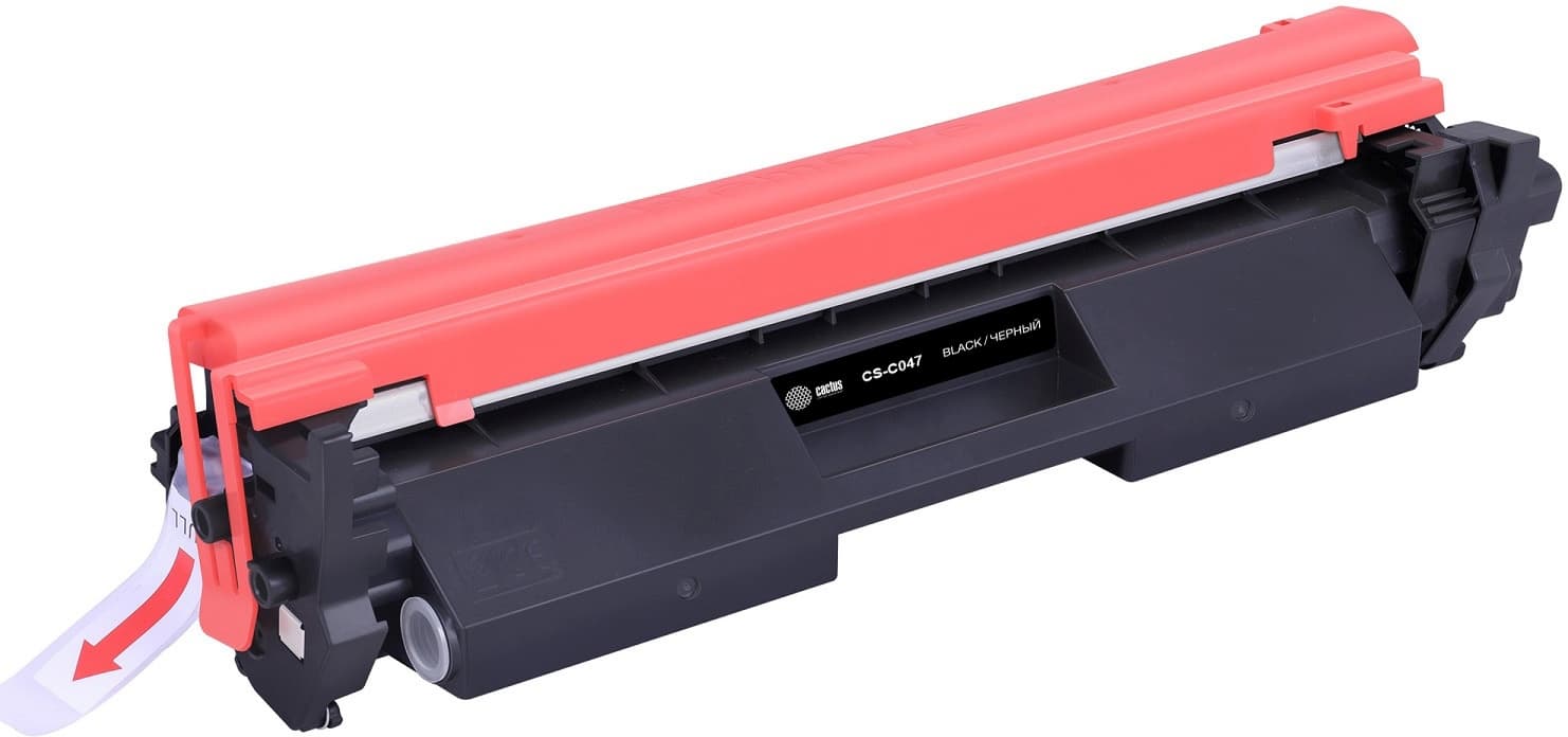 Картридж лазерный Cactus CS-C047 Cartridge 047 черный (1600стр.) для Canon LBP112/LBP113W - фото 3