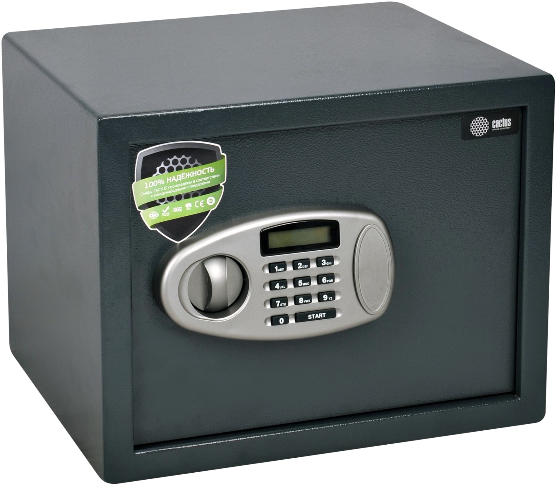 Сейф мебельный Cactus CS-SF-E30 взломостойкий 300x380x300мм электронный - фото 3