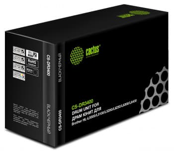 Блок фотобарабана Cactus CS-DR3400 DR-3400 черный ч/б:30000стр. для HL-L5000/L5100/L5200/L6250/L6300/L6400/DCP-L5500 Brother - фото 2