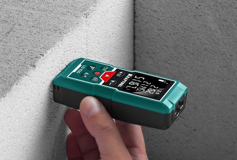 Лазерный дальномер Kraftool LD-100 2кл.лаз. 650нм цв.луч. красный в кейсе (34765) - фото 4