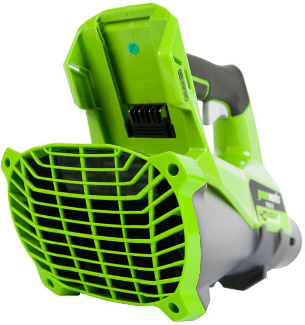 Воздуходувка Greenworks G40ABK4 пит.:от аккум. зеленый/черный - фото 5