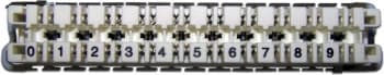 Плинт Lanmaster TWT-LSA10P-DIS-5E 10 пар LSA-PROFIL размык. ABS пластик белый - фото 5