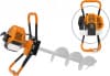 Мотобур Carver AG-43/000 бытовой 2-х такт. 1250Вт 1.7л.с. 43см3 6500об/мин (01.003.00038) - фото 3