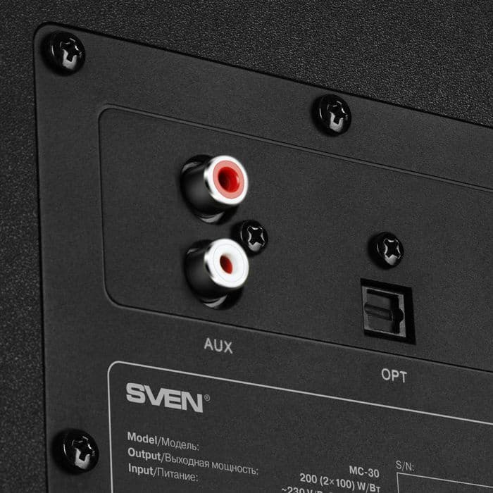 Колонки Sven MC-30 2.0 черный 200Вт BT - фото 3