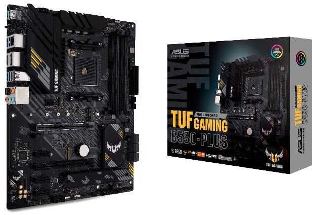 Материнская плата Asus TUF GAMING B550-PLUS Soc-AM4 AMD B550 4xDDR4 ATX AC`97 8ch(7.1) 2.5Gg RAID+HDMI+DP - фото 3