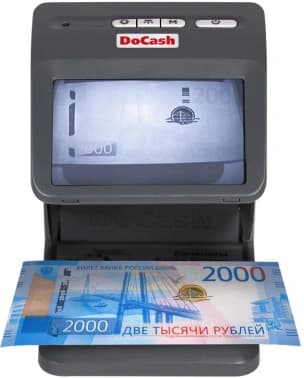 Детектор банкнот DoCash mini IR/UV/AS просмотровый (10658) - фото 2