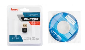 Адаптер USB Buro BU-BT502 BT5.0+EDR class 1.5 20м черный - фото 5