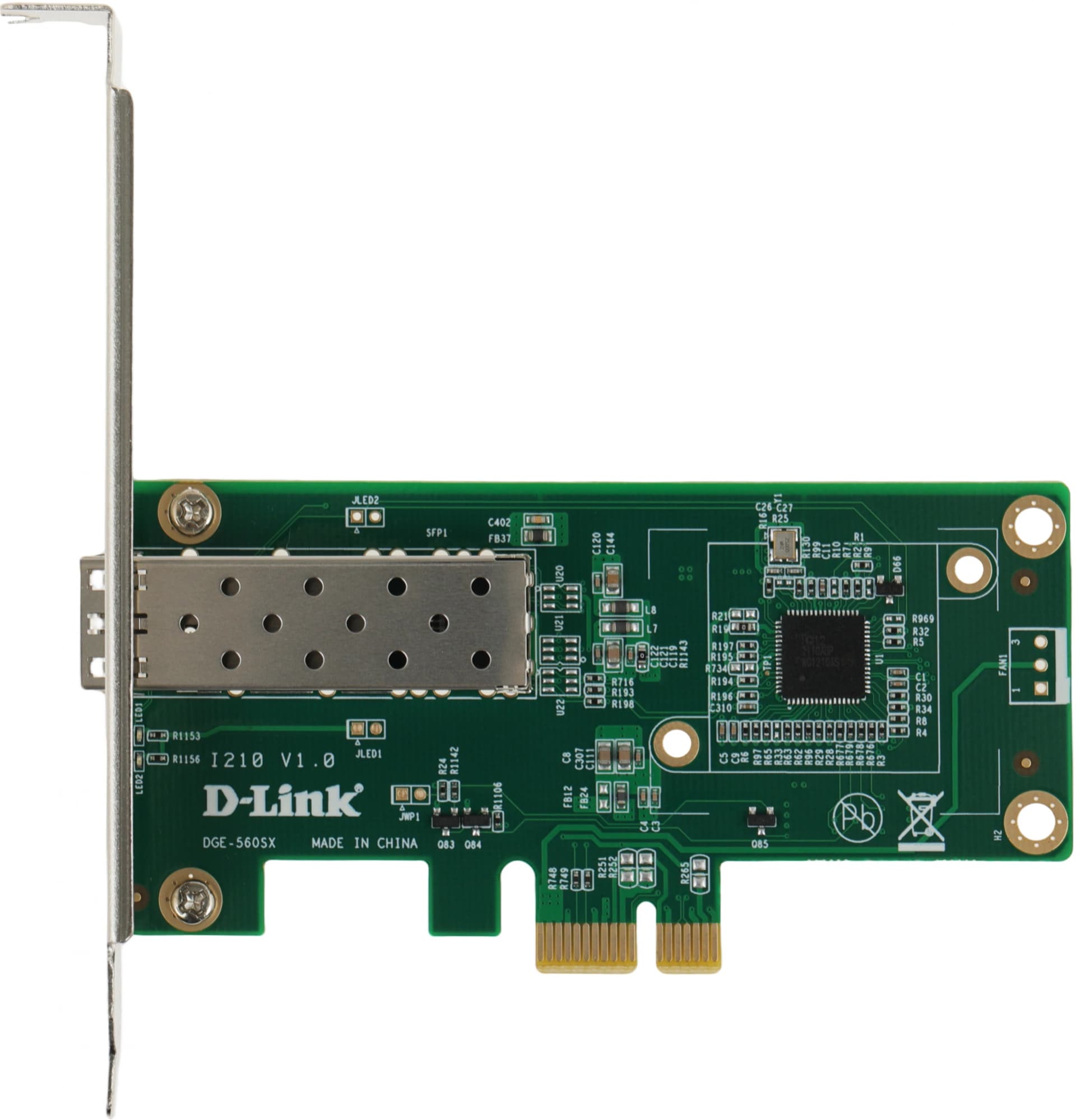 Сетевой адаптер Gigabit Ethernet D-Link DGE-560SX/D1A (OEM) DGE-560SX/D1A PCI Express x1 - фото 5