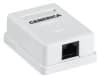 Розетка ITK CS2-1C5EU-12-G настенная 49.2x65.5x25.2мм RJ45 пластик белый - фото 3