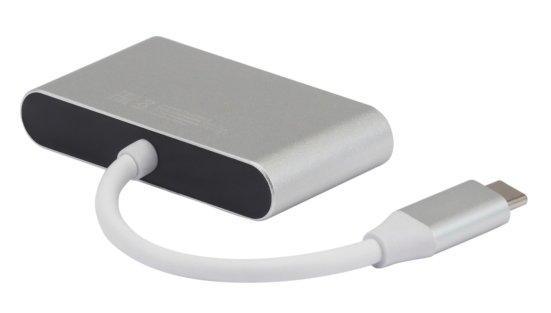 Устройство чтения карт памяти USB Type-C Digma CR-C2501-S серебристый - фото 3